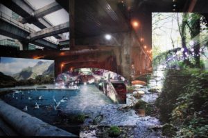 Collage Em Pinsan - riviere betonnéé